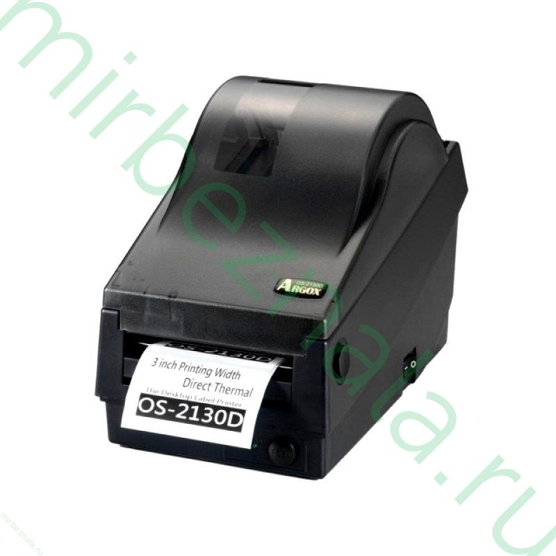 Argox OS-2130D-SB (термо печать, интерфейсы COM и USB, ширина печати 72 мм, скорость 104 мм/с)